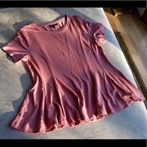 Banana Republic Threadsoft Sunset Blush Top. Short Sleeve. Size S